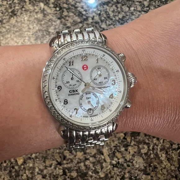 Stainless Steel Michele Sidney Watch Two Tone Sidney Classic  display picture 2
